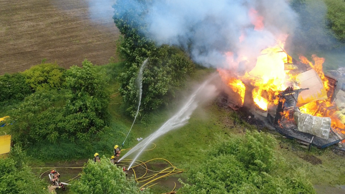 Incendie contrôlé et formation grandeur nature à Saint-André-d’Argenteuil