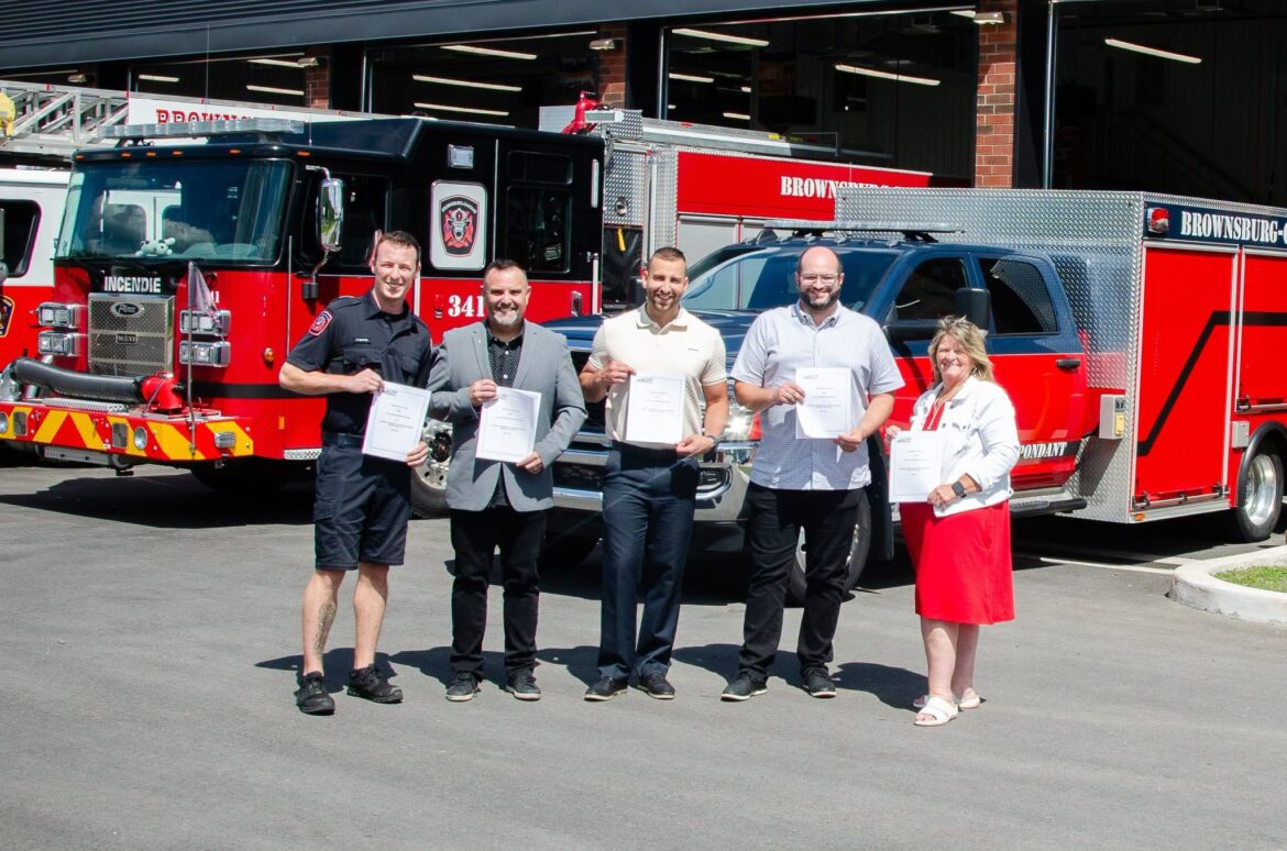 Une première convention collective pour les pompiers de Brownsburg-Chatham